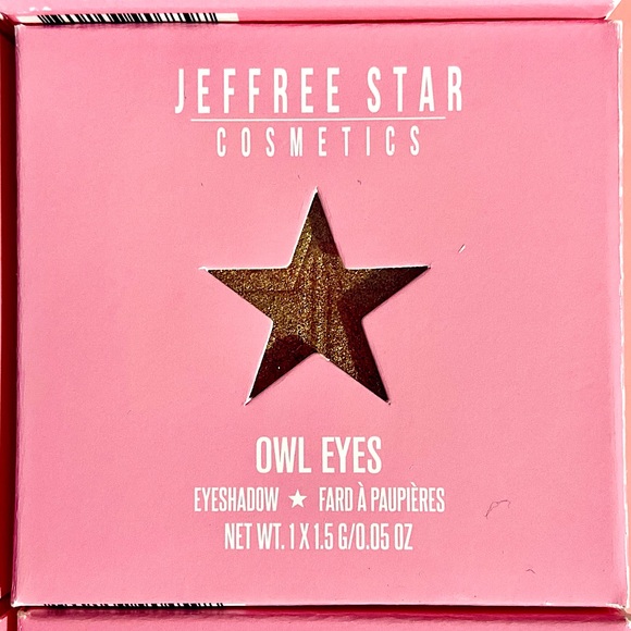 Jeffree Star Cosmetics Eyeshadow Single OWL EYES Copper Metallic NEW Star Ranch - Picture 1 of 6